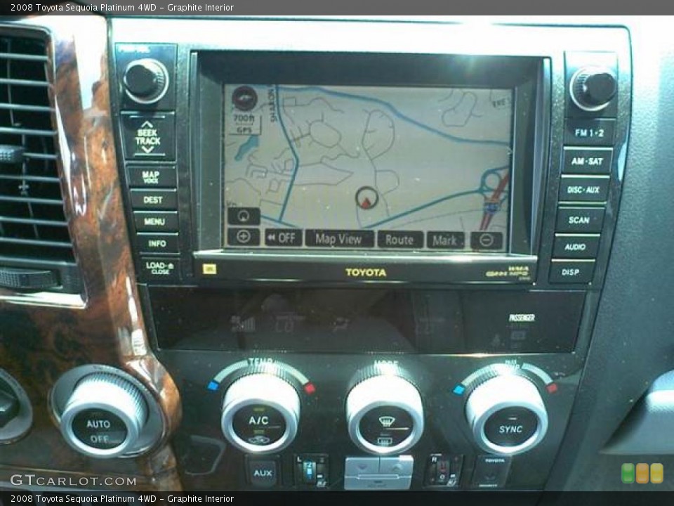 Graphite Interior Navigation for the 2008 Toyota Sequoia Platinum 4WD #49723366