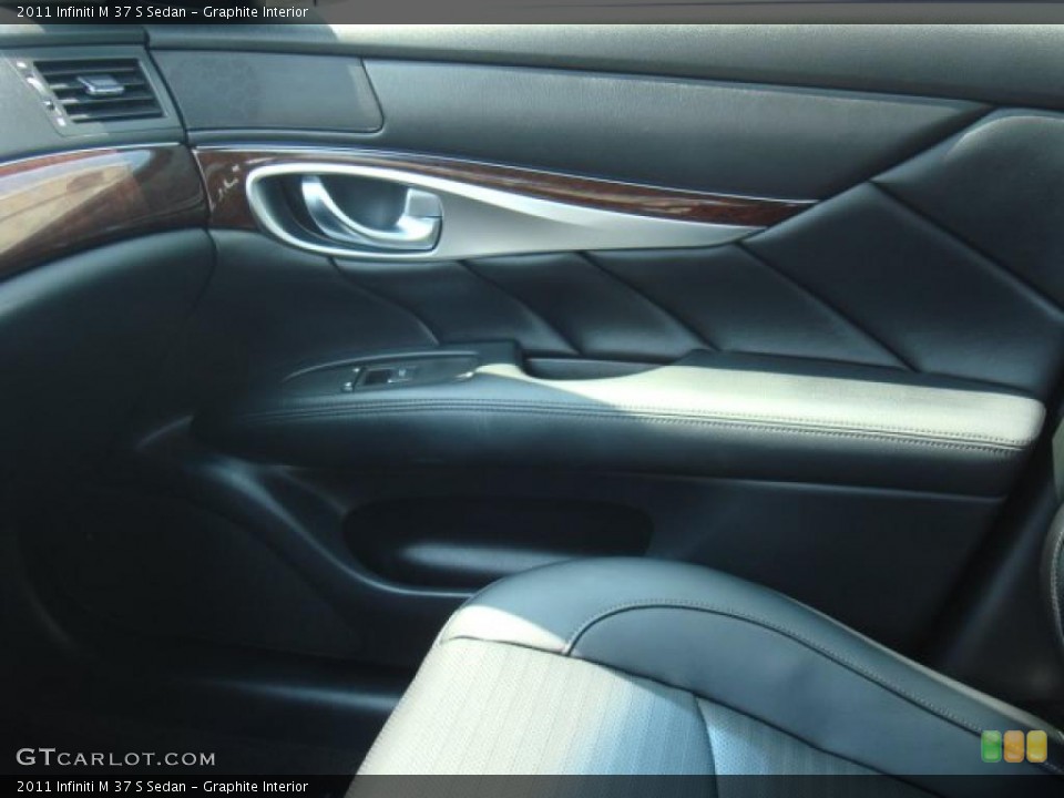 Graphite Interior Door Panel for the 2011 Infiniti M 37 S Sedan #49723780