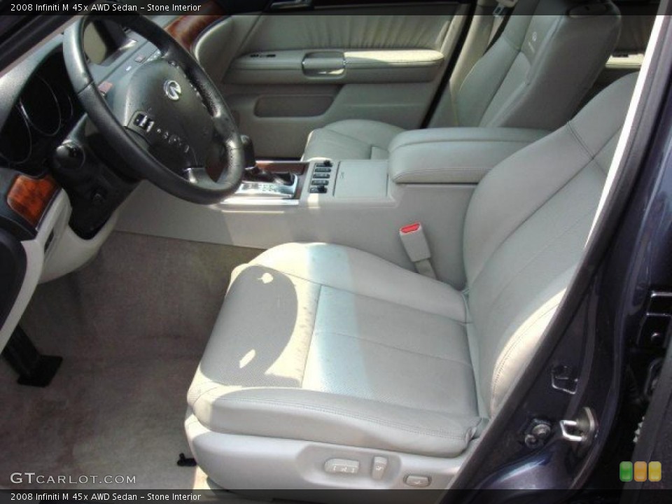 Stone Interior Photo for the 2008 Infiniti M 45x AWD Sedan #49724299