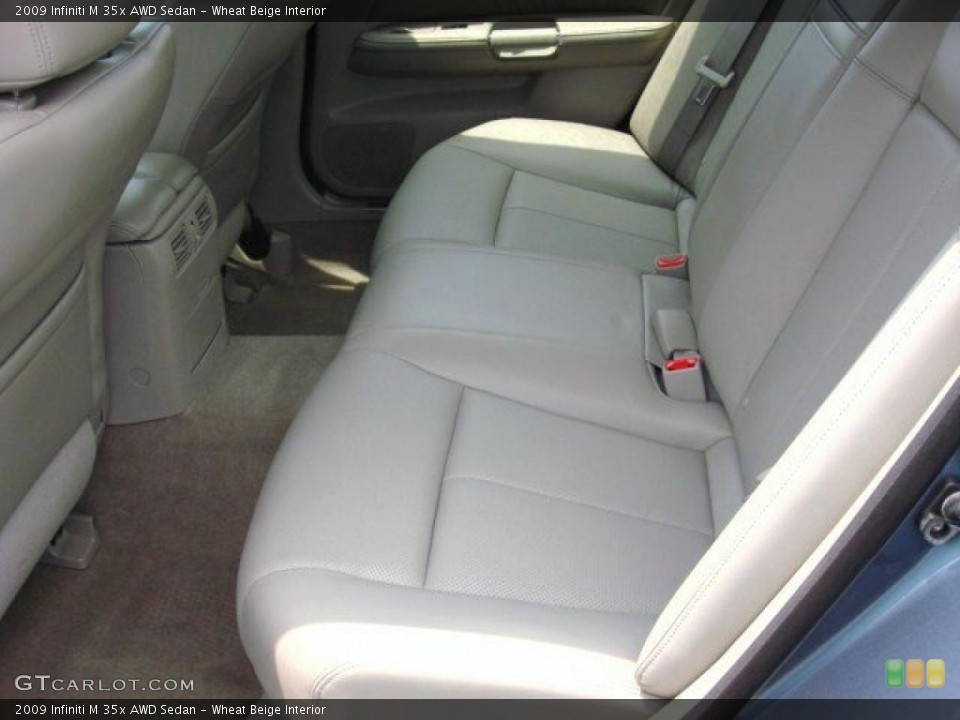 Wheat Beige Interior Photo for the 2009 Infiniti M 35x AWD Sedan #49725103