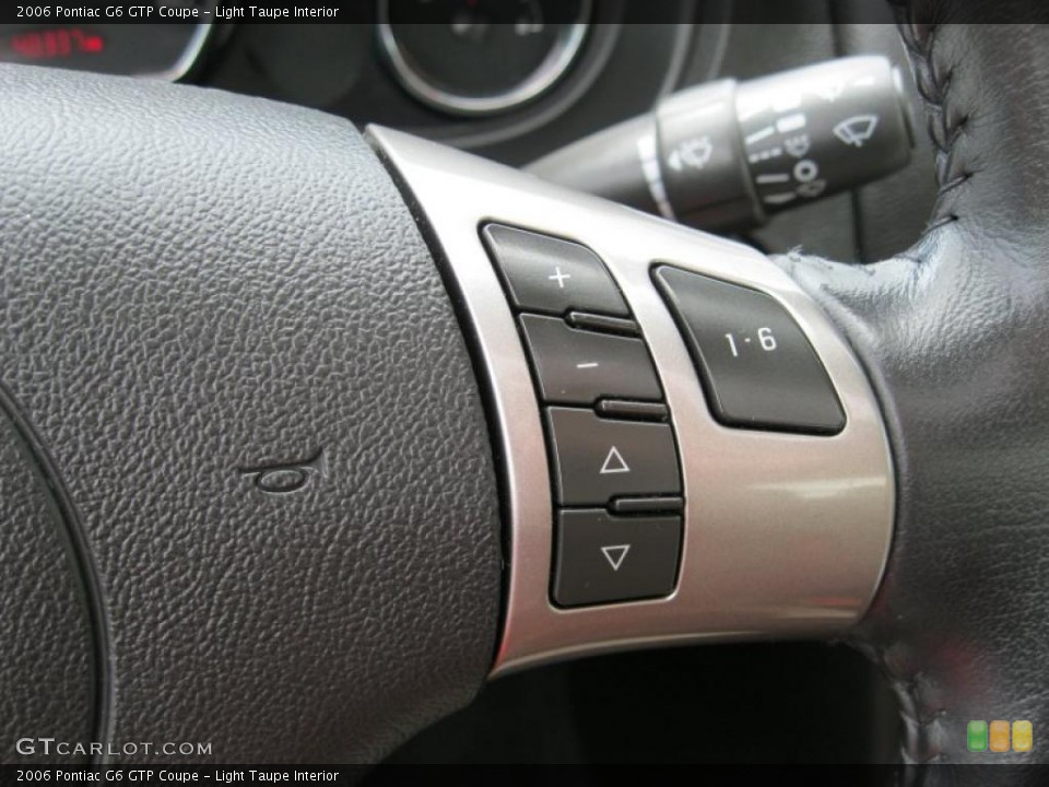 Light Taupe Interior Controls for the 2006 Pontiac G6 GTP Coupe #49726840