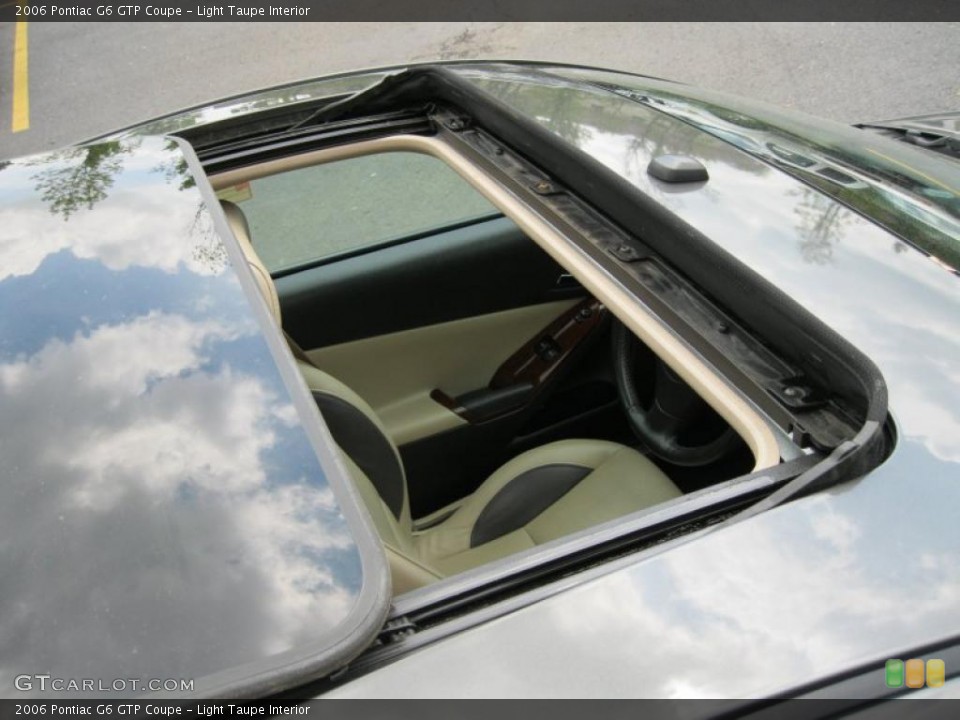 Light Taupe Interior Sunroof for the 2006 Pontiac G6 GTP Coupe #49726873