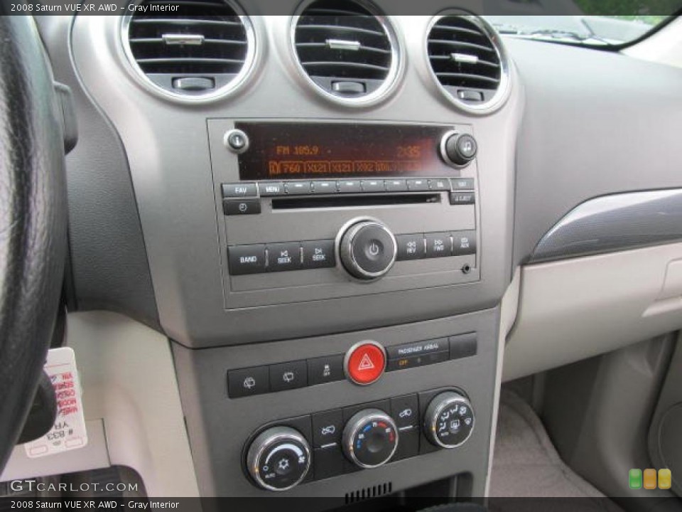 Gray Interior Controls for the 2008 Saturn VUE XR AWD #49727143