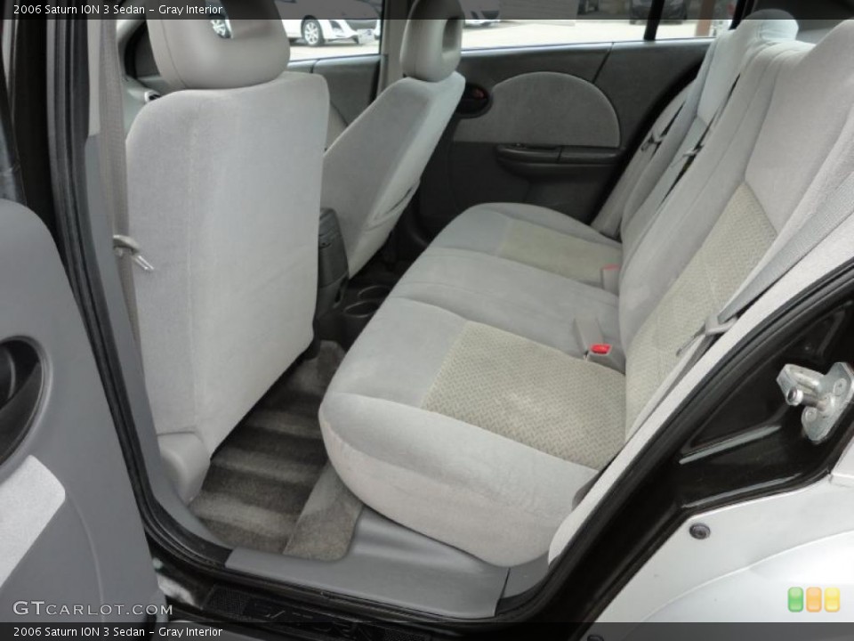 Gray Interior Photo for the 2006 Saturn ION 3 Sedan #49728007