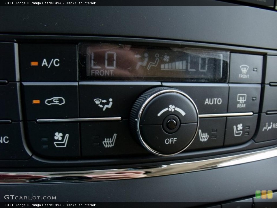 Black/Tan Interior Controls for the 2011 Dodge Durango Citadel 4x4 #49731376