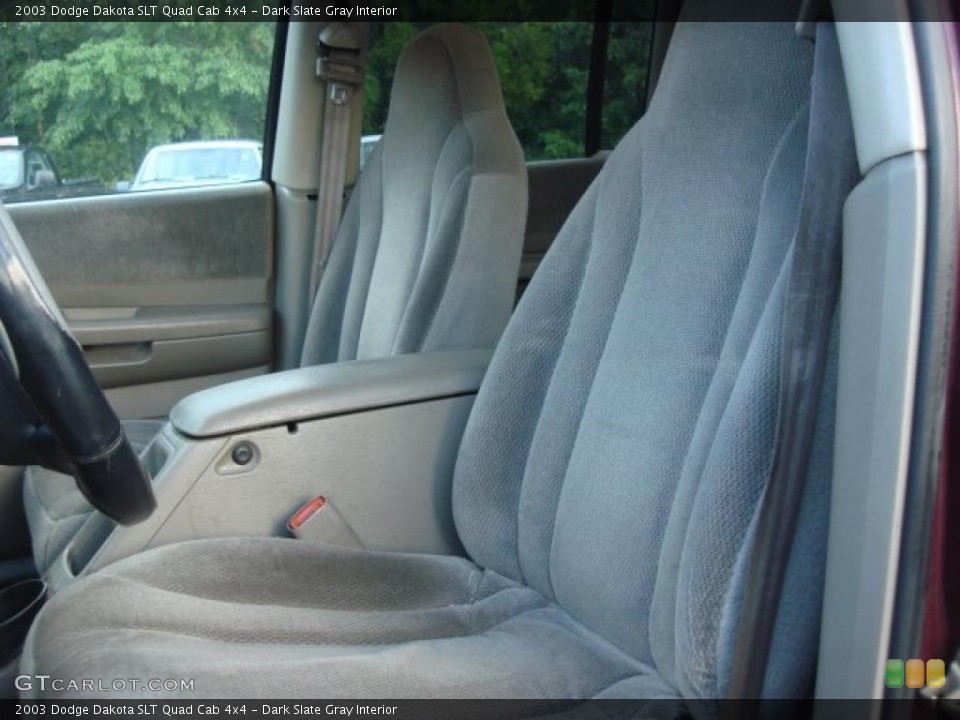 Dark Slate Gray Interior Photo for the 2003 Dodge Dakota SLT Quad Cab 4x4 #49737535