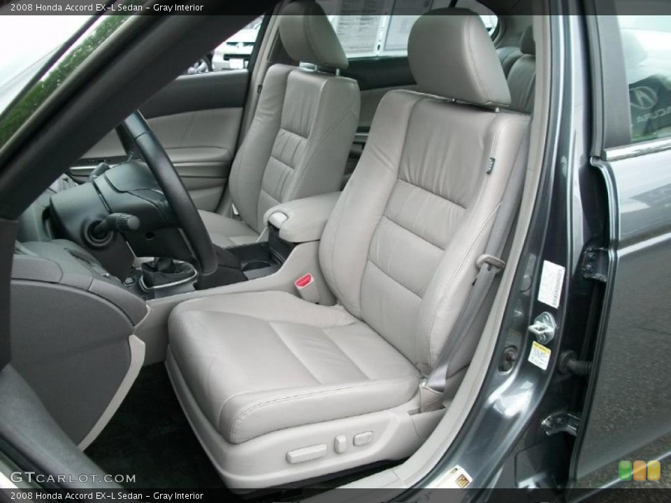 Gray Interior Photo for the 2008 Honda Accord EX-L Sedan #49739857