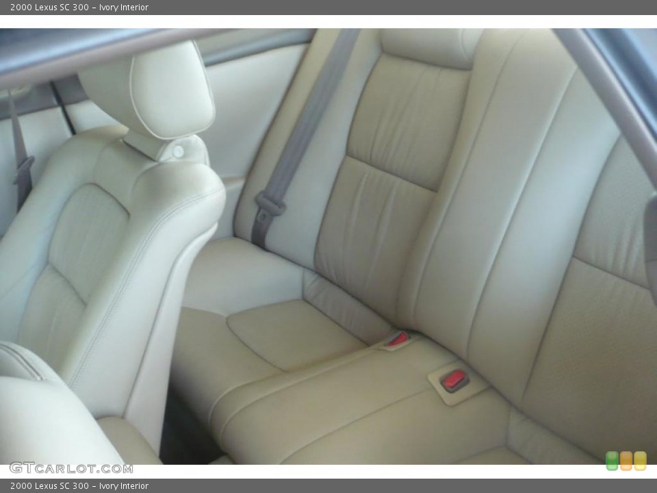 Ivory 2000 Lexus SC Interiors
