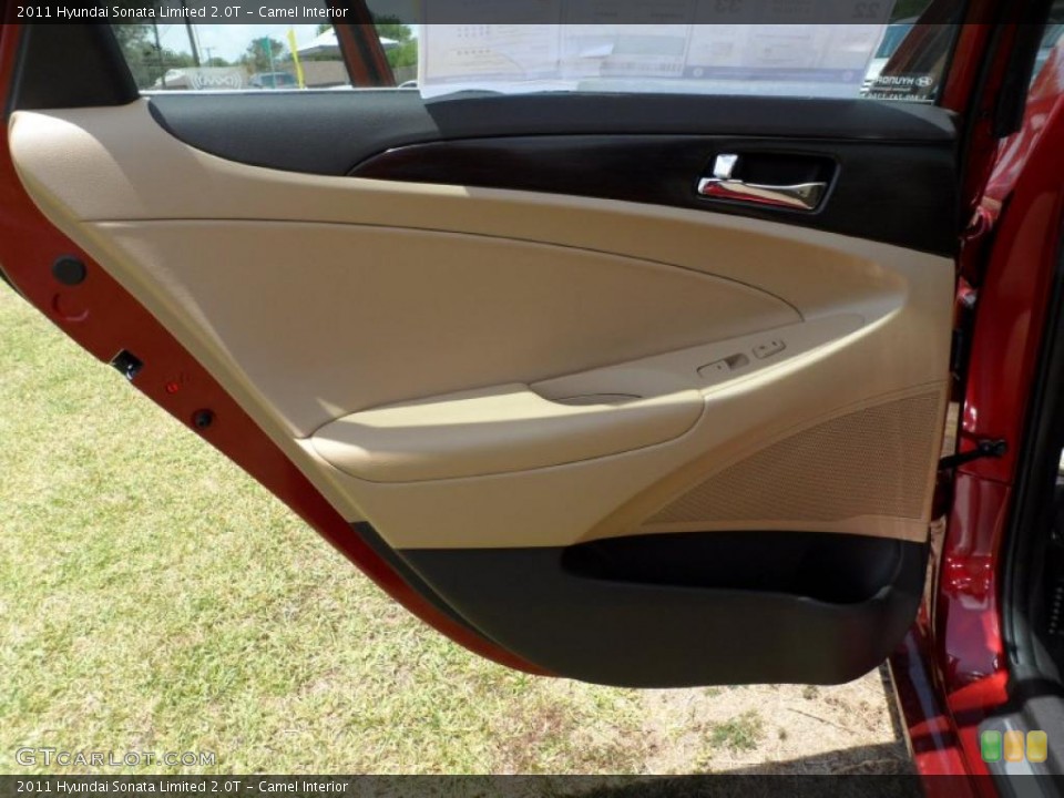 Camel Interior Door Panel for the 2011 Hyundai Sonata Limited 2.0T #49742656