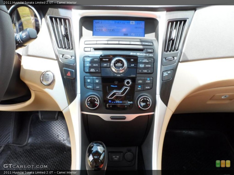 Camel Interior Controls for the 2011 Hyundai Sonata Limited 2.0T #49742815