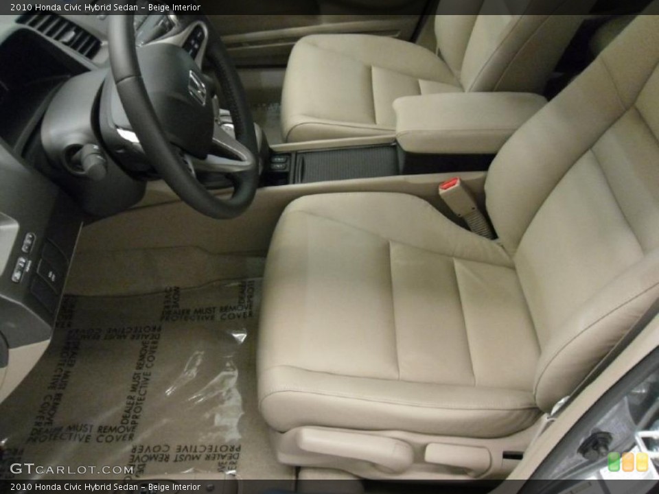 Beige Interior Photo for the 2010 Honda Civic Hybrid Sedan #49742935