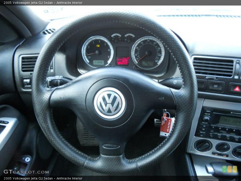 Anthracite Interior Steering Wheel for the 2005 Volkswagen Jetta GLI Sedan #49743430