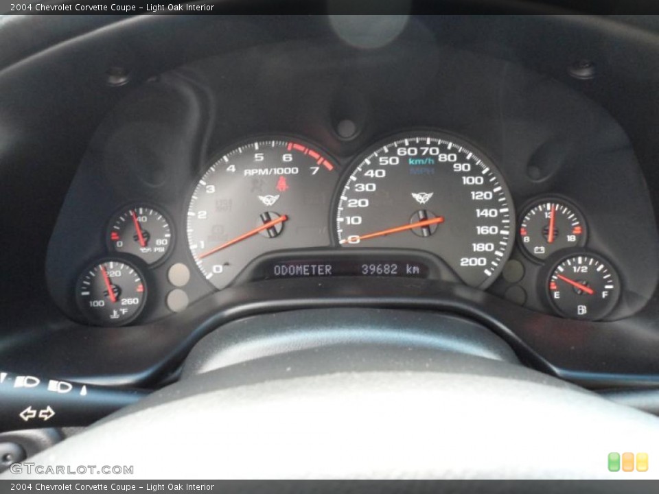 Light Oak Interior Gauges for the 2004 Chevrolet Corvette Coupe #49745680