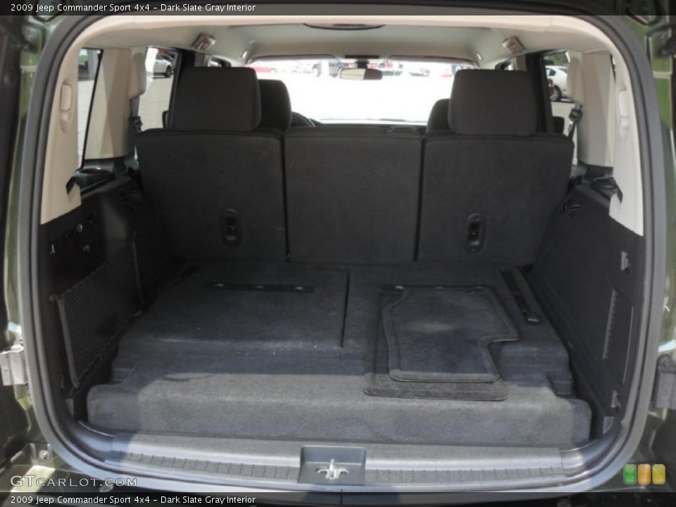 Dark Slate Gray Interior Trunk for the 2009 Jeep Commander Sport 4x4 #49745944