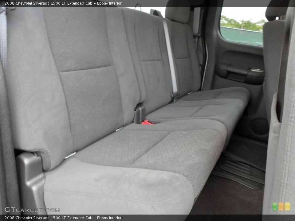 Ebony Interior Photo for the 2008 Chevrolet Silverado 1500 LT Extended Cab #49746865