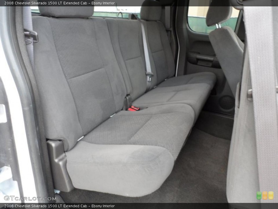 Ebony Interior Photo for the 2008 Chevrolet Silverado 1500 LT Extended Cab #49746988