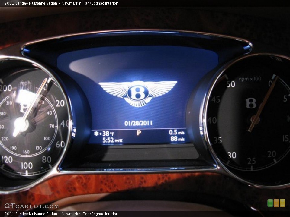 Newmarket Tan/Cognac Interior Gauges for the 2011 Bentley Mulsanne Sedan #49748905