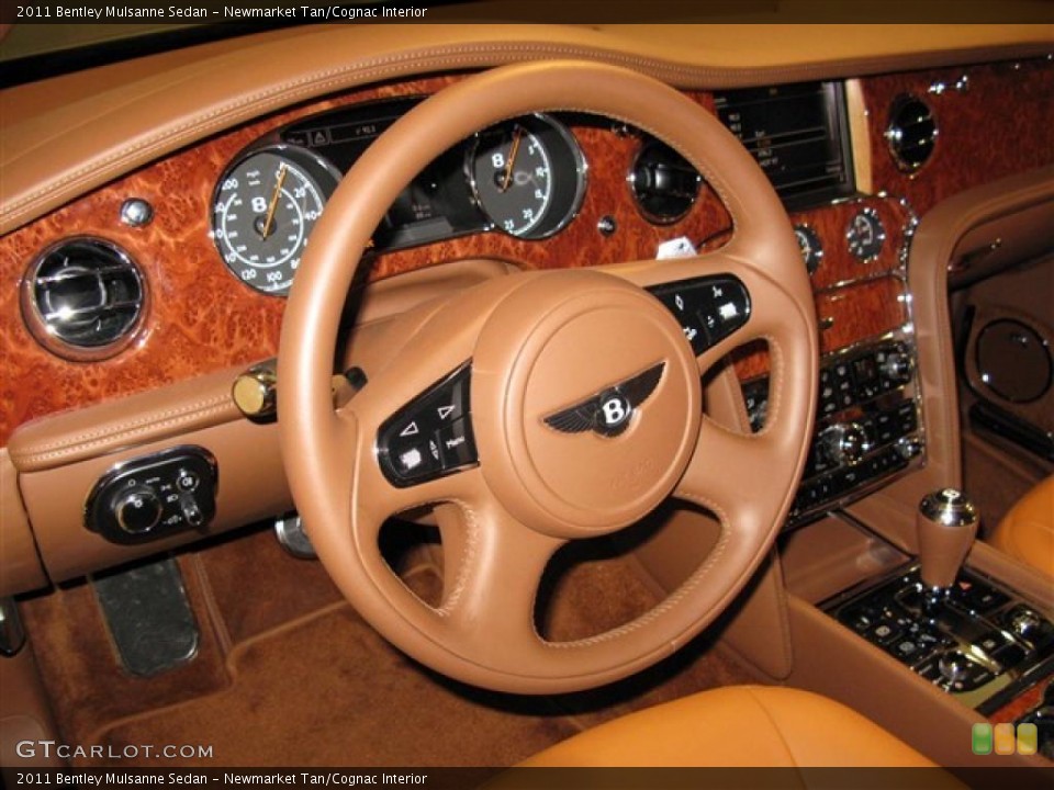 Newmarket Tan/Cognac Interior Steering Wheel for the 2011 Bentley Mulsanne Sedan #49748986