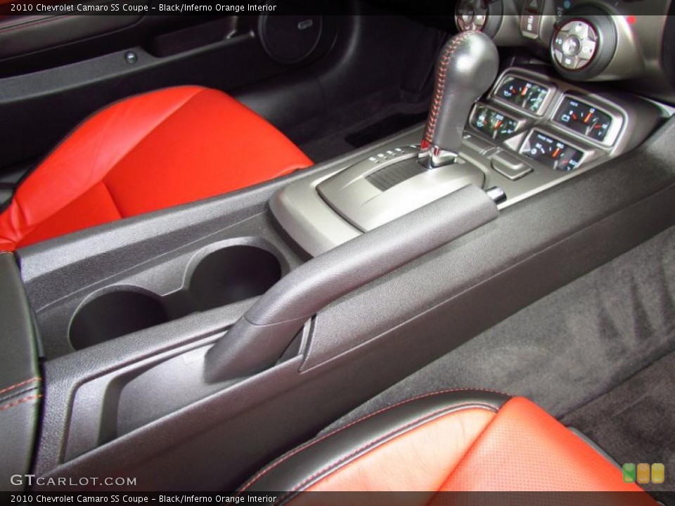 Black/Inferno Orange Interior Transmission for the 2010 Chevrolet Camaro SS Coupe #49750273