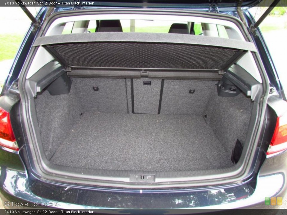 Titan Black Interior Trunk for the 2010 Volkswagen Golf 2 Door #49750639