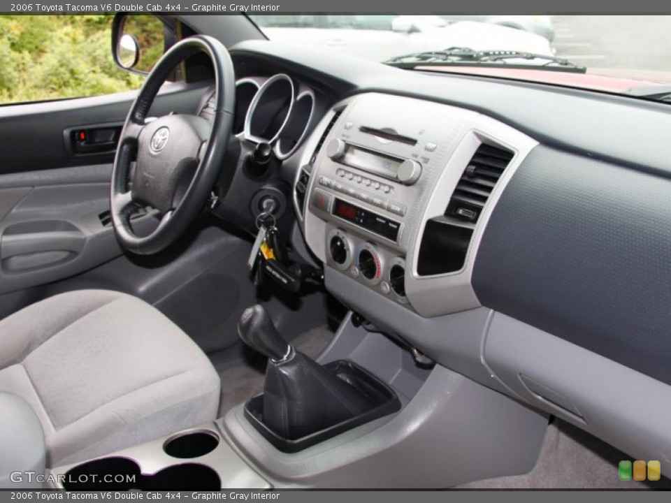 Graphite Gray Interior Photo for the 2006 Toyota Tacoma V6 Double Cab 4x4 #49751857