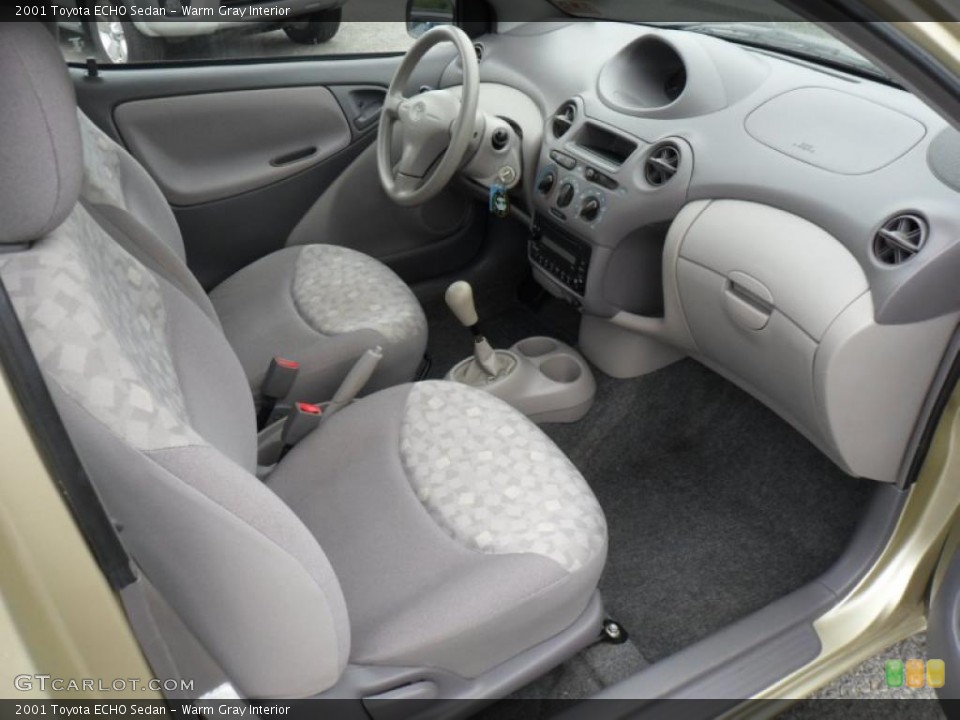 Warm Gray Interior Photo for the 2001 Toyota ECHO Sedan #49752364