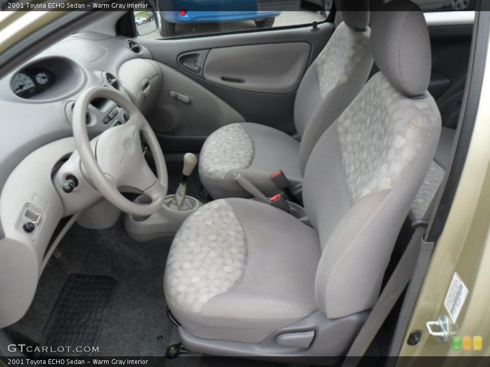 Warm Gray Interior Photo for the 2001 Toyota ECHO Sedan #49752394