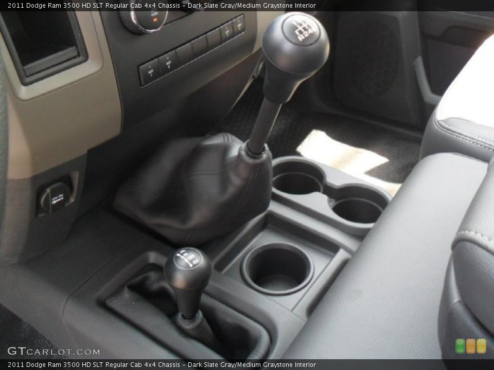 Dark Slate Gray/Medium Graystone Interior Transmission for the 2011 Dodge Ram 3500 HD SLT Regular Cab 4x4 Chassis #49753264
