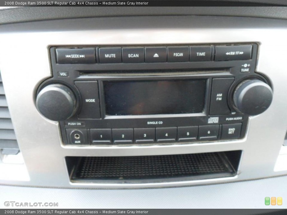 Medium Slate Gray Interior Controls for the 2008 Dodge Ram 3500 SLT Regular Cab 4x4 Chassis #49753969