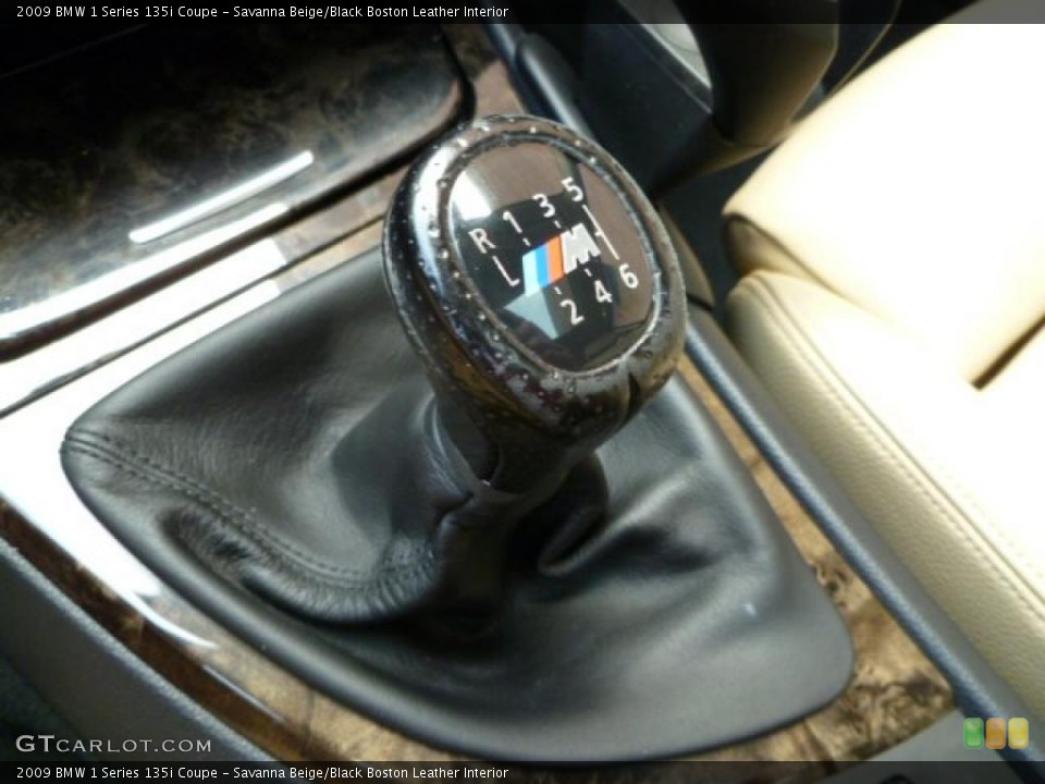 Savanna Beige/Black Boston Leather Interior Transmission for the 2009 BMW 1 Series 135i Coupe #49754158