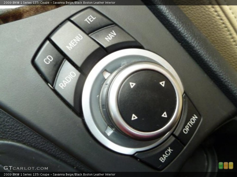 Savanna Beige/Black Boston Leather Interior Controls for the 2009 BMW 1 Series 135i Coupe #49754170