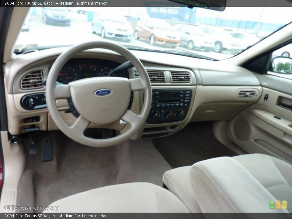 Medium Parchment Interior Dashboard for the 2004 Ford Taurus SE Wagon #49755181