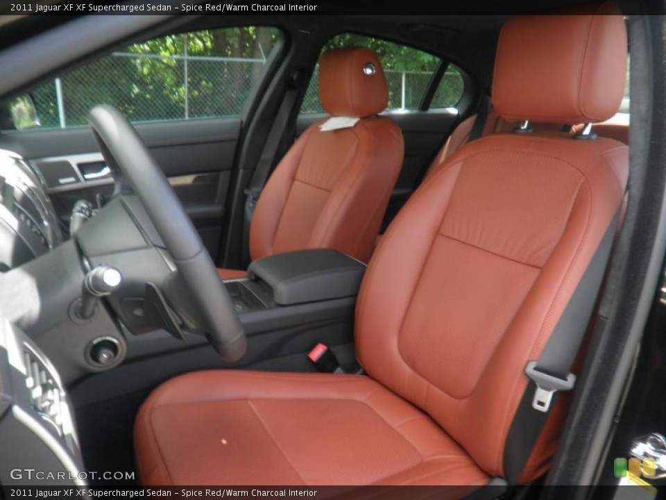 Spice Red/Warm Charcoal Interior Photo for the 2011 Jaguar XF XF Supercharged Sedan #49755697