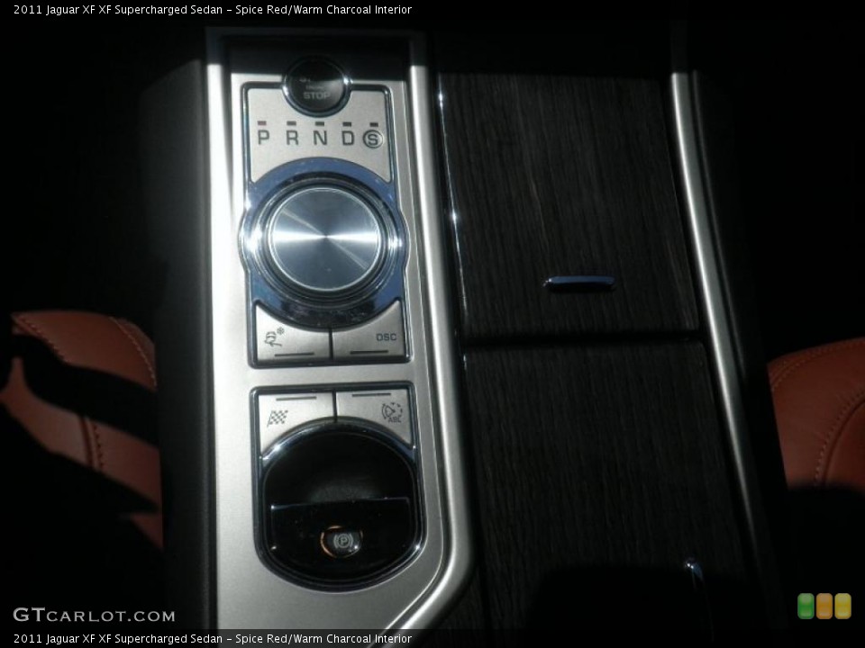 Spice Red/Warm Charcoal Interior Transmission for the 2011 Jaguar XF XF Supercharged Sedan #49755760