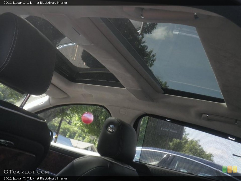Jet Black/Ivory Interior Sunroof for the 2011 Jaguar XJ XJL #49756042