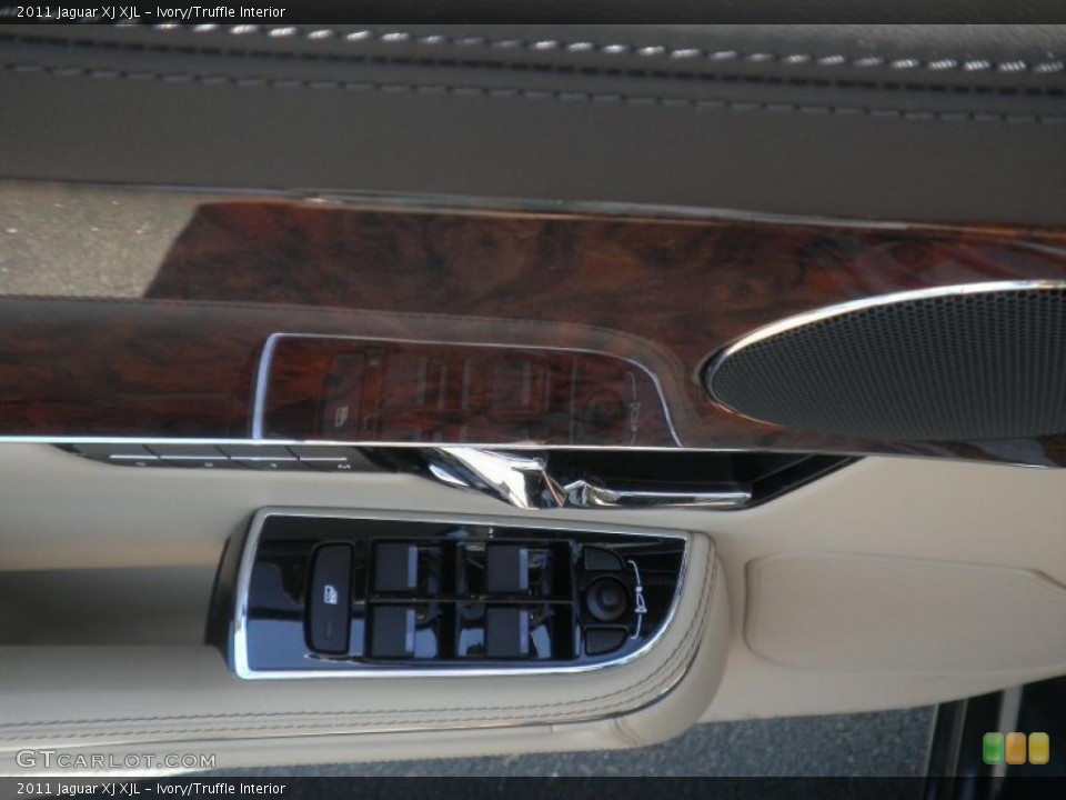 Ivory/Truffle Interior Door Panel for the 2011 Jaguar XJ XJL #49756504