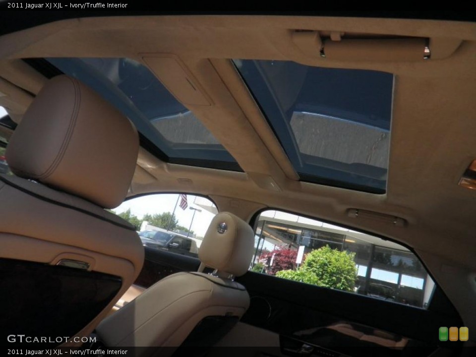 Ivory/Truffle Interior Sunroof for the 2011 Jaguar XJ XJL #49756543