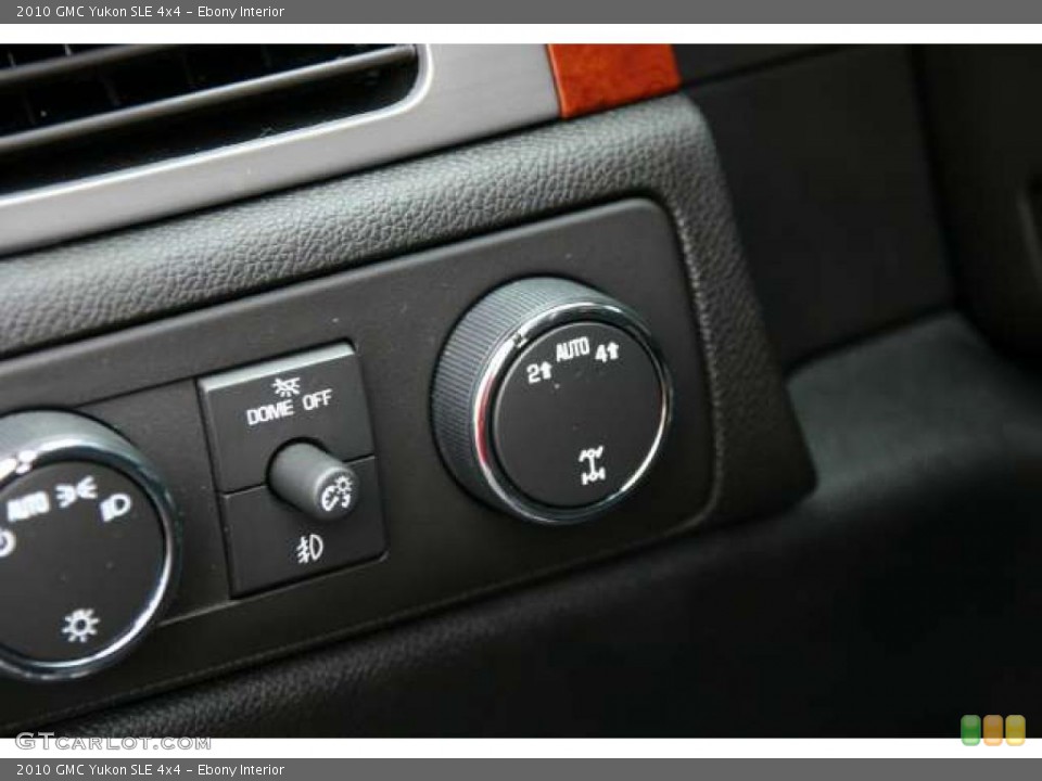 Ebony Interior Controls for the 2010 GMC Yukon SLE 4x4 #49756603