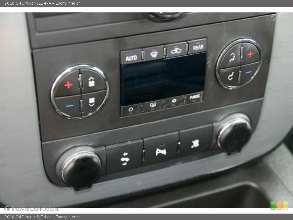 Ebony Interior Controls for the 2010 GMC Yukon SLE 4x4 #49756657