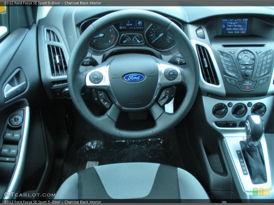 Charcoal Black Interior Dashboard for the 2012 Ford Focus SE Sport 5-Door #49756906