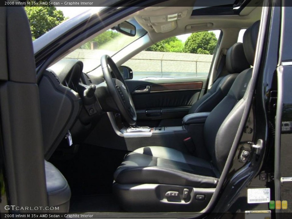 Graphite Interior Photo for the 2008 Infiniti M 35x AWD Sedan #49757404