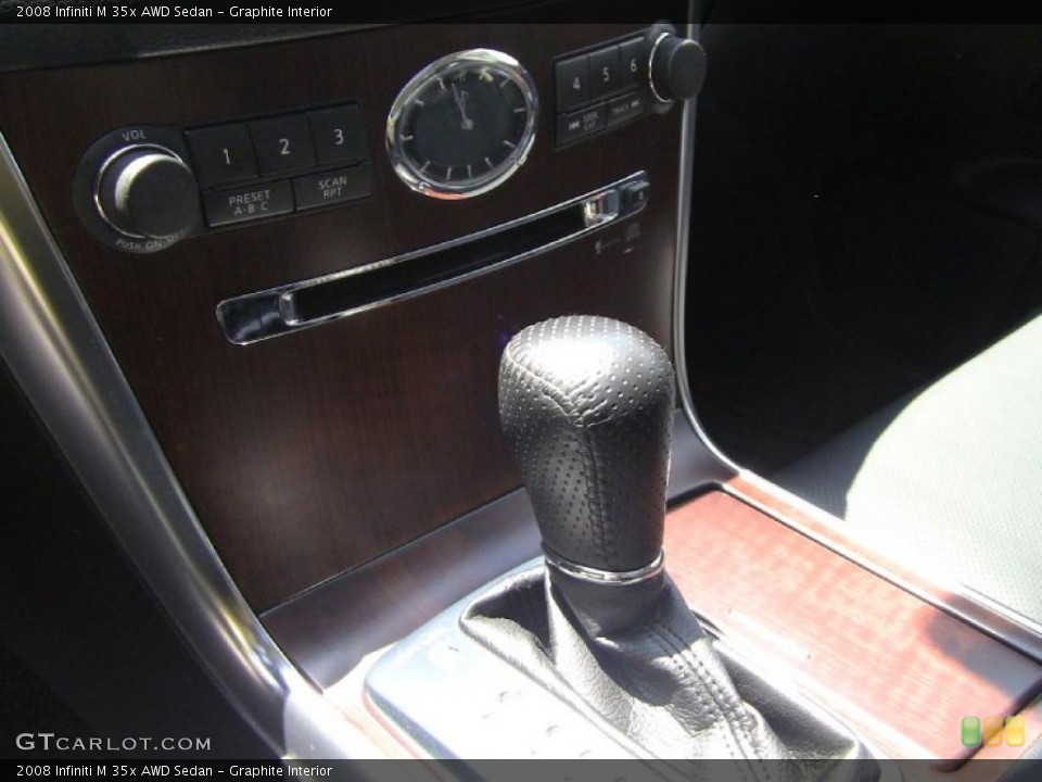 Graphite Interior Transmission for the 2008 Infiniti M 35x AWD Sedan #49757527
