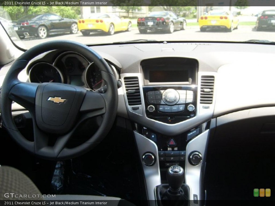 Jet Black/Medium Titanium Interior Dashboard for the 2011 Chevrolet Cruze LS #49759183