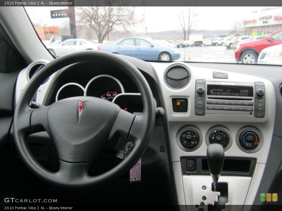 Ebony Interior Dashboard for the 2010 Pontiac Vibe 2.4L #49760623
