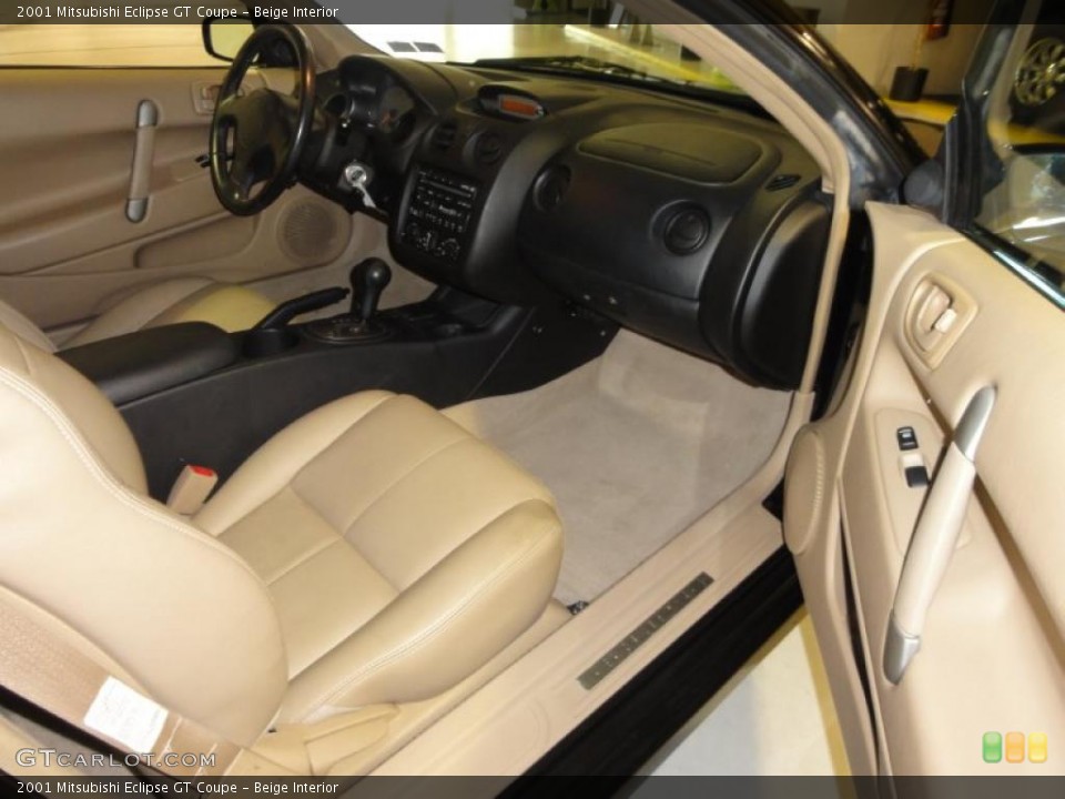 Beige Interior Photo for the 2001 Mitsubishi Eclipse GT Coupe #49761289