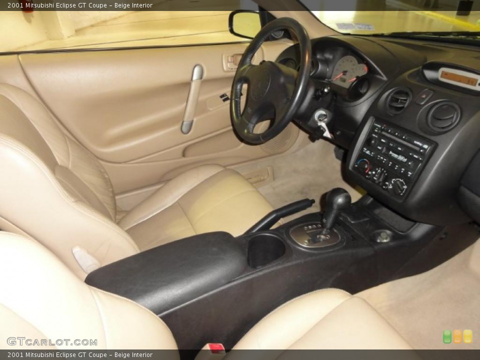 Beige Interior Photo for the 2001 Mitsubishi Eclipse GT Coupe #49761304
