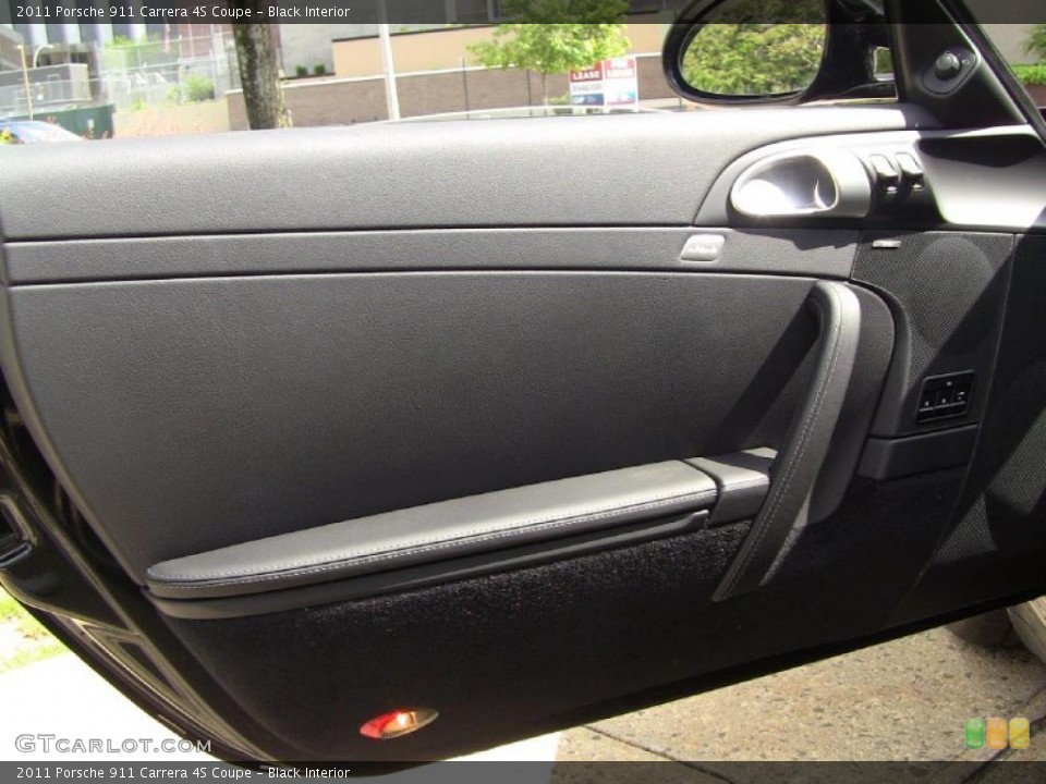 Black Interior Door Panel for the 2011 Porsche 911 Carrera 4S Coupe #49761649