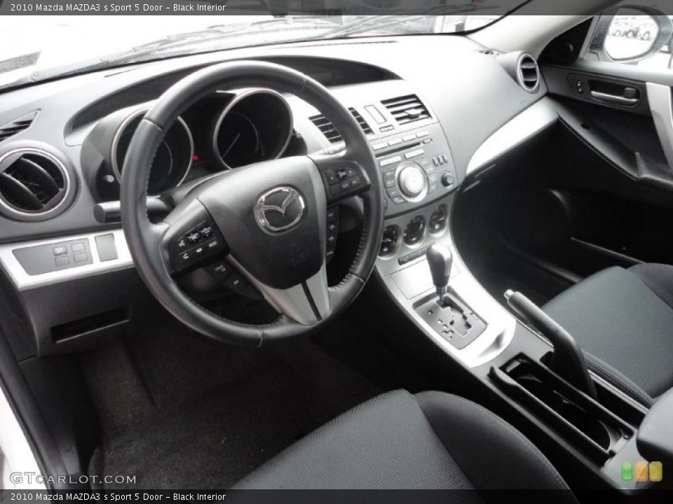Black Interior Photo for the 2010 Mazda MAZDA3 s Sport 5 Door #49762090