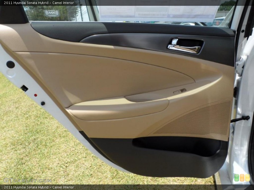 Camel Interior Door Panel for the 2011 Hyundai Sonata Hybrid #49763899