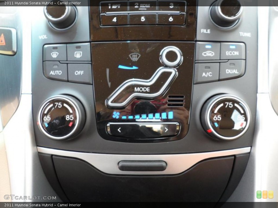 Camel Interior Controls for the 2011 Hyundai Sonata Hybrid #49764040